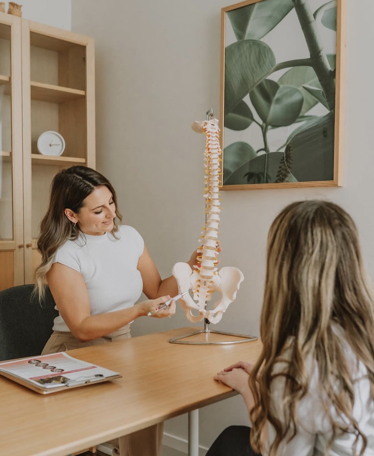 Chiropractic consultation with Dr Asena Bulbul
